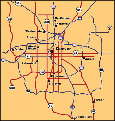 Service area map
